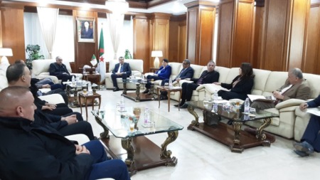 عرقاب يستقبل ممثلين عن المجتمع المدني لولاية بجاية