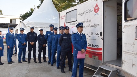 المديرية العامة للأمن الوطني تطلق الحملة الوطنية للتبرع بالدم