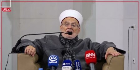 عكرمة صبري: المخططات ضد فلسطين مستمرة ولكنها ستفشل