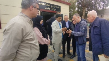 متابعة إنجاز حظيرة للسيارات ، مسبح و محطة برية بواد السمار 