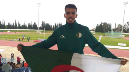 الجزائري معتز سيكيو يحرز فضية سباق 400م