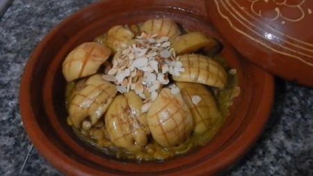 سفرجل معسل على طريقة الكرامبل