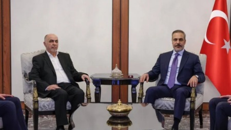 حماس تبحث مع رئيس المخابرات التركية وقف عدوان غزة وتبادل الأسرى