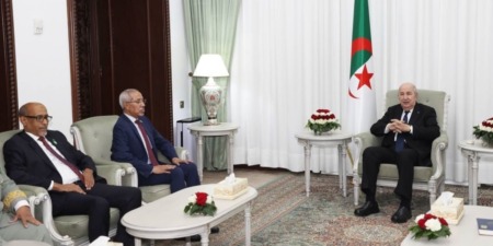 رئيس الجمهورية يستقبل وزير الدفاع الوطني وشؤون المتقاعدين وأولاد الشهداء الموريتاني