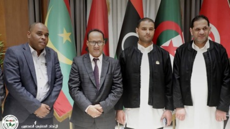 قديري مصباح يشارك في مؤتمر تأسيس الاتحاد المغاربي للصحفيين ببنغازي الليبية