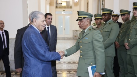قوجيل يؤكد على الدور المحوري للجيش الوطني الشعبي في الحفاظ على السلامة الترابية للبلاد