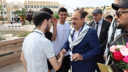 أبو عامر يشيد بتكفل وزارة التعليم العالي بالطلبة الفلسطينيين