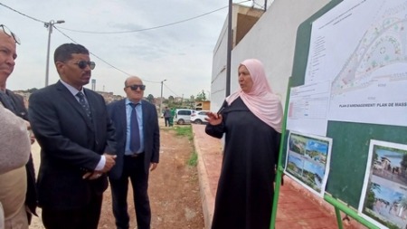 الوالي المنتدب للحراش يتفقد مشاريع السكن ، الطرقات و التهيئة الحضرية