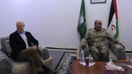 وزير شؤون الأرض المحتلة يلتقي بالمبعوث الشخصي للأمين العام للأمم المتحدة الى الصحراء الغربية