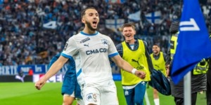 صورة معبرة عن غويري يقود مارسيليا إلى فوز مهم على أوكسير