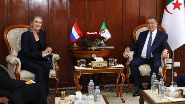 مراد يستقبل سفيرة مملكة هولندا بالجزائر