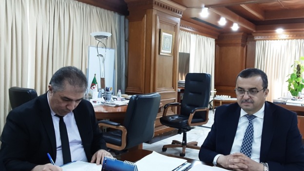 عرقاب يبحث مع وزير الصناعة والتكنولوجيا التركي سبل تعزيز التعاون