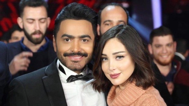 تامر حسني عن بسمة بوسيل: ابنتي الكبرى وأقتل نفسي على أن أغضبها