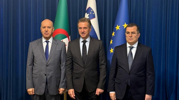 سايحي وبن طالب يستقبلان بليوبليانا من طرف الوزير الأول السلوفيني