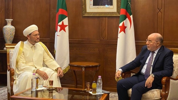 بلمهدي يستقبل النائب الأول لرئيس الإدارة الدينية لمسلمي روسيا