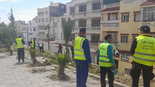 القبة تتدخل ميدانيا للقضاء على النقاط السوداء تعزيزا لنظافة الاحياء