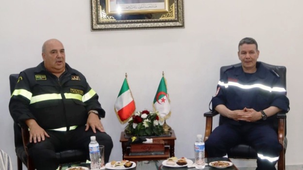 الجزائر وإيطاليا تعزّزان التعاون في مجال الحماية المدنية وتسيير المخاطر الكبرى