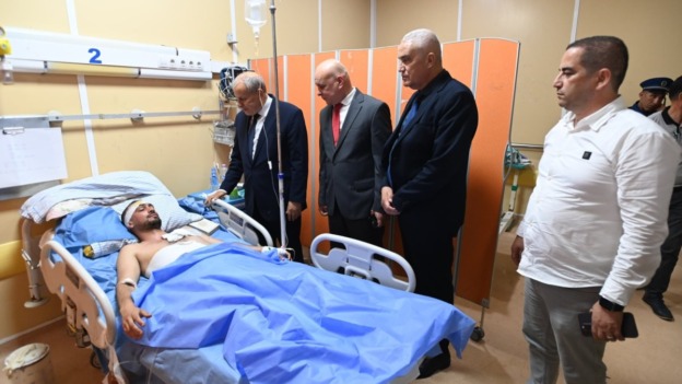حشيشي يطمئن على الحالة الصحية للمصابين