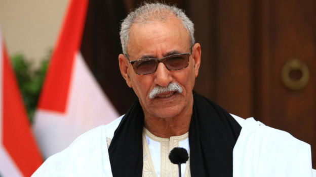 رئيس الجمهورية العربية الصحراوية مجهود الحركة التضامنية مع حق الشعب الصحراوي في تقرير المصير