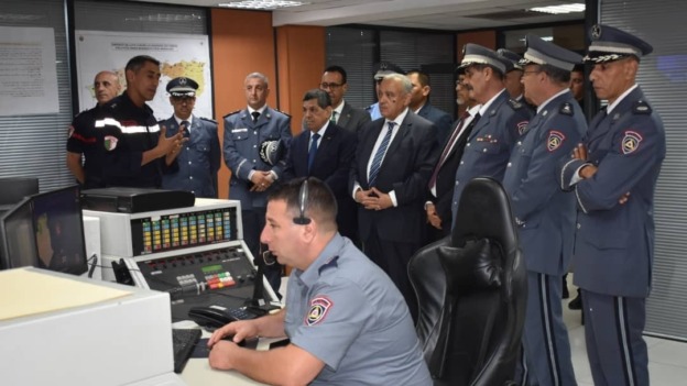 الأمين العام لوزارة الداخلية الموريتاني يزور مقر المديرية العامة للحماية المدنية
