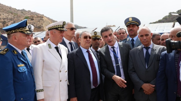 مراد يعاين مشروع ربط ميناء الغزوات بالطريق السيار شرق غرب في شطره الثاني ببلدية ندرومة