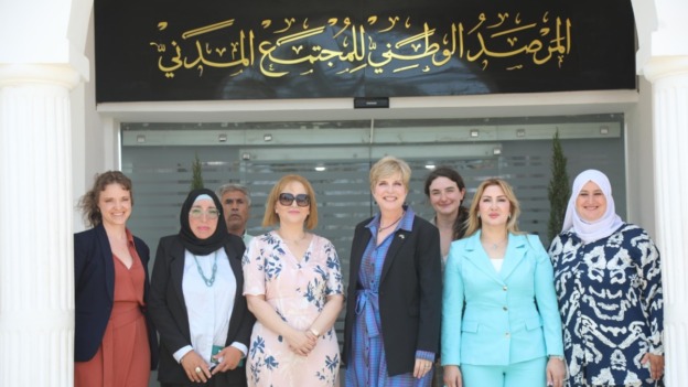 حملاوي تستقبل سفيرة الولايات المتحدة الأمريكية وتؤكد الحرص على تقوية قدرات الفاعلين المدنيين