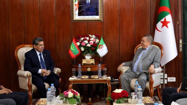 مراد يستقبل الأمين العام لوزارة الداخلية الموريتانية