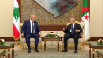 رئيس الجمهورية يجري محادثات على انفراد مع نظيره اللبناني