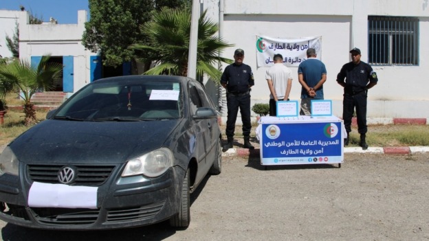 الطارف: الإطاحة بعصابة إجرامية تحترف سرقة بطاريات هوائيات شبكات الاتصال