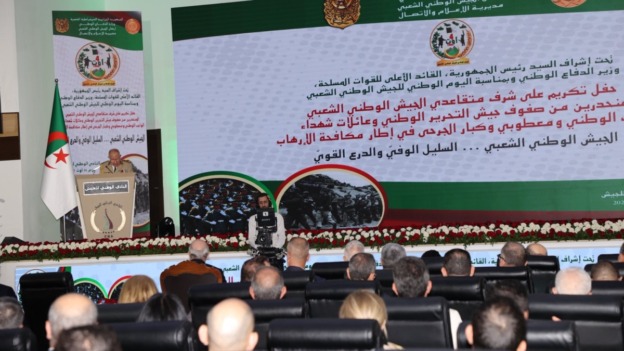 انتهاء مراسم الاحتفال باليوم الوطني للجيش الوطني الشعبي 