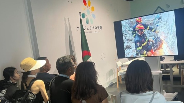 المعرض العالمي أوساكا 2025: الحماية المدنية تشارك في أسبوع السلم والأمن والكرامة باليابان