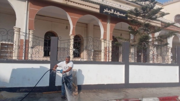 انطلاق عملية تنظيف مساجد الكاليتوس