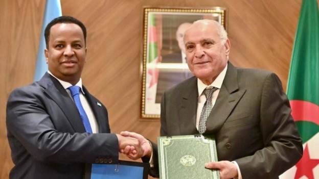 عطاف يستقبل نظيره الصومالي
