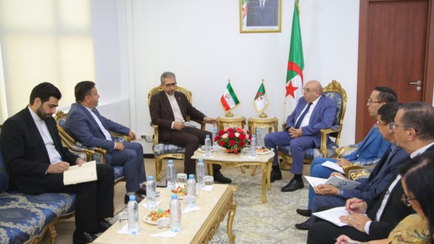 قويدري يبحث مع السفير الايراني فرص الشراكة والتعاون الثنائي