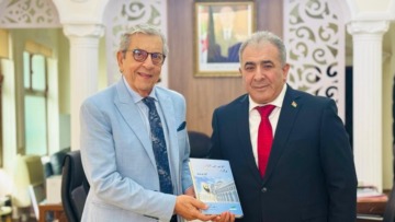 بوشامة يتناول مستجدات منطقة الشرق الأوسط والعدوان على غزة في لقائه مع نظيره الفلسطيني
