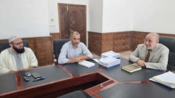 بلمهدي يقوم بزيارة تفقدية إلى لجنة مراجعة وتدقيق نسخ المصحف الشريف