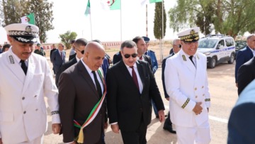 سعيود يشرع في زيارة عمل وتفقد إلى ولاية النعامة