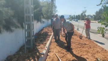 معاينة اشغال انجاز مشاريع تنموية بالكاليتوس وسيدي موسى