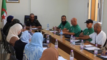 دراسة آليات توزيع الفرق الميدانية لإنجاح حملة التشجير الكبرى ببومرداس