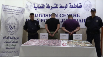 الإطاحة بشبكة إجرامية مختصة في ترويج المخدرات الصلبة والمؤثرات العقلية