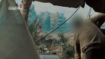القسام تقصف موقع قيادة للاحتلال جنوبي خانونس
