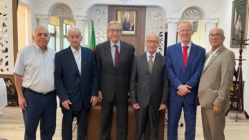 بوشامة يتباحث آفاق التعاون مع أعضاء مجلس أمناء هيئة الإغاثة البيروتية الإنسانية