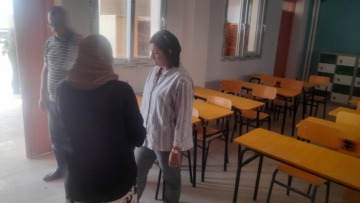 الوالي المنتدب للدرارية تتفقد المؤسسات التربوية بالدويرة