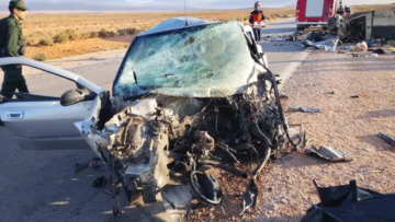 البيض: هلاك ثلاثة أشخاص في حادث مرور