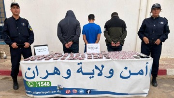 حجز 10 ألاف قرص مهلوس بوهران