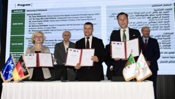 توأمة مؤسساتية بين الوكالة الجزائرية لترقية الاستثمار والوزارة الفدرالية للشؤون الاقتصادية والطاقة لألمانيا