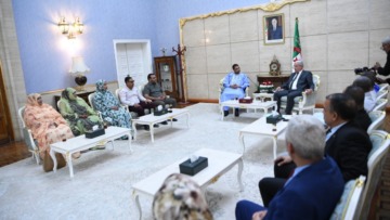 بوغالي يستقبل وفدًا عن المجلس الشعبي الولائي لولاية تندوف
