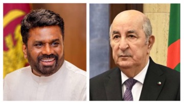  رئيس الجمهورية يتلقى تهاني نظيره السريلانكي