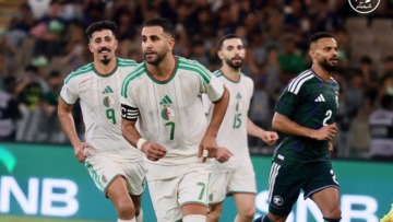 رياض محرز: العرض المقدم أمام السعودية يُبشّر بالخير