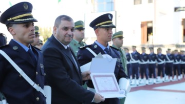 وزير العدل يشرف على مراسم حفل تخرج الدفعات الضباط الرئيسين